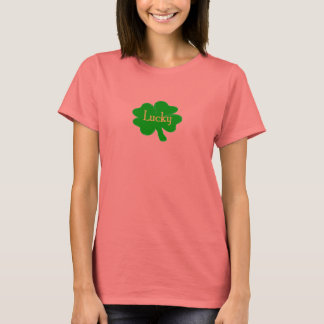 Camiseta Naranja con suerte Clover