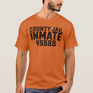 Camiseta Naranja Costu, prisionero encarcelado en el condad