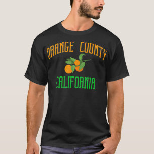 Camiseta Naranja County California Pacific Ocean Surfing