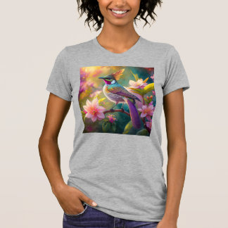 Camiseta Naranja Creste Arco Iris Jay Fantasy Bird