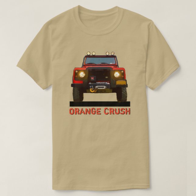 CAMISETA NARANJA CRUSH (Diseño del anverso)