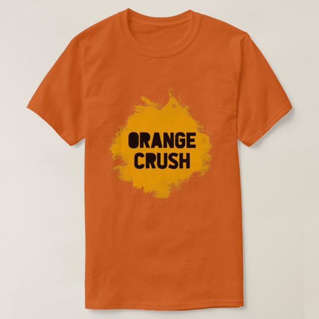 Camiseta Naranja Crush (Diseño del anverso)