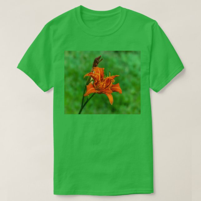 Camiseta Naranja Daylily 1 (Diseño del anverso)