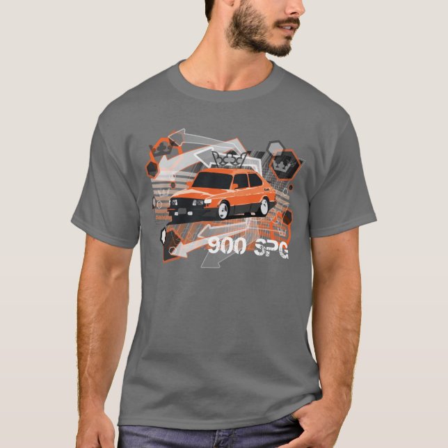 CAMISETA NARANJA DE 900 SPG: ESTILO DEL GRUNGE (Anverso)