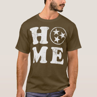 Camiseta Naranja de bandera de Tennessee en casa