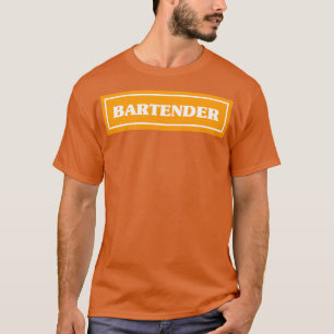 Camiseta Naranja de Bartender
