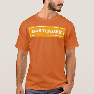Camiseta Naranja de Bartender