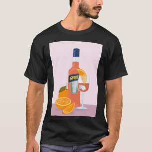 Camiseta Naranja de bebidas de Aperol Spritz