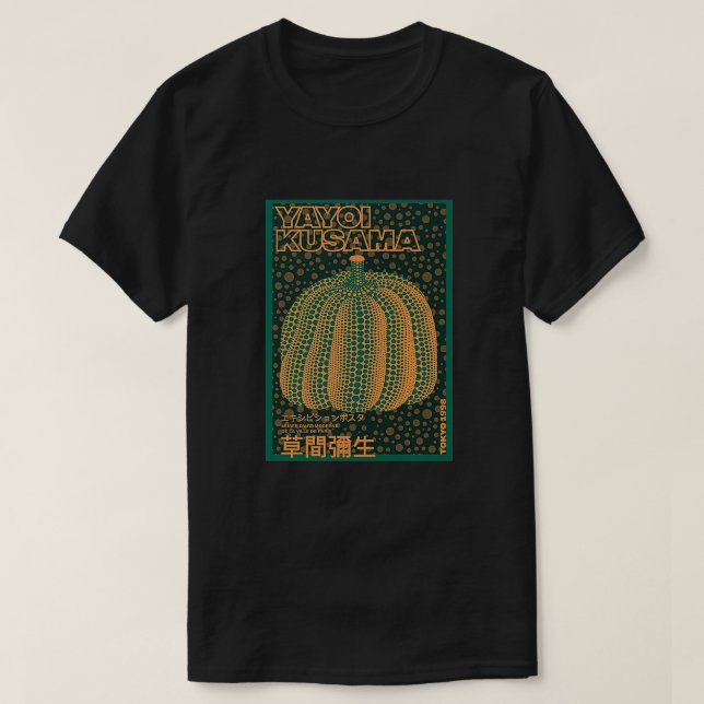 Camiseta Naranja de calabaza Tokio 1998 Yayoi Kusama (Diseño del anverso)