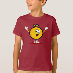 Camiseta personalizada Añadir su texto Diseño Imagen Foto Dos Caras  Juventud Niña Niño Camisa Personalizada Naranja Neón, Naranja