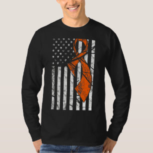 Camiseta Naranja De Conciencia Sobre Esclerosis Múltiple Ri