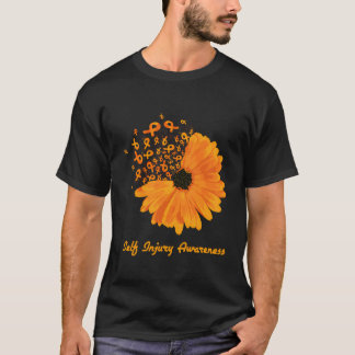 Camiseta Naranja de conciencia sobre la autolesión Cinta de