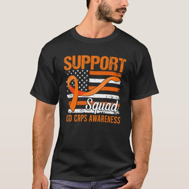 Camiseta NARANJA de concientización de Ri RSD RSD RSD RPS (Anverso)