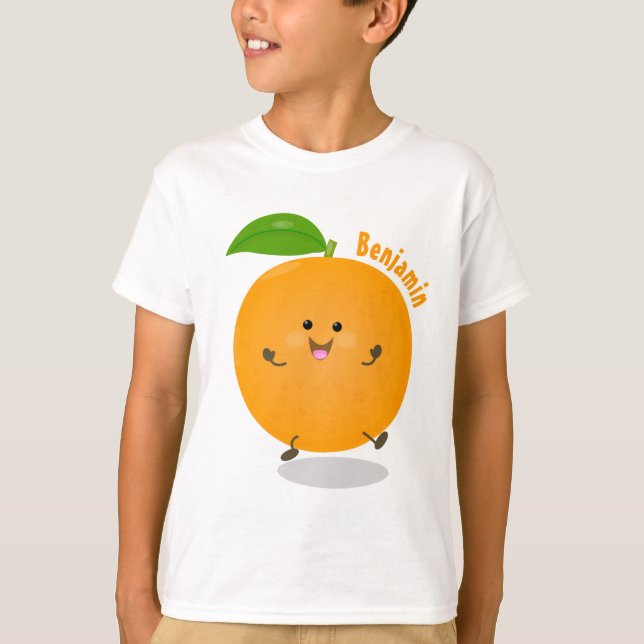 Camiseta Naranja de danza dulce cítricos (Anverso)