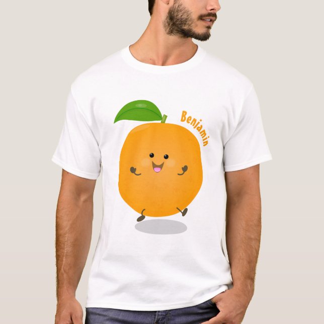 Camiseta Naranja de danza dulce cítricos (Anverso)