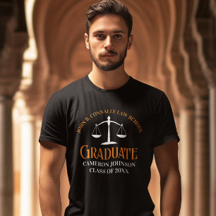 Camiseta Naranja de graduación de la Facultad de Derecho pe
