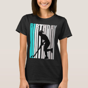 Camiseta Naranja de Guay Chicas retro Hockey Cumpleaños fel
