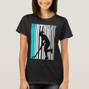 Camiseta Naranja de Guay Chicas retro Hockey Cumpleaños fel
