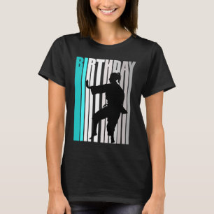 Camiseta Naranja de Guay Chicas retro Karate Tren de Cumple