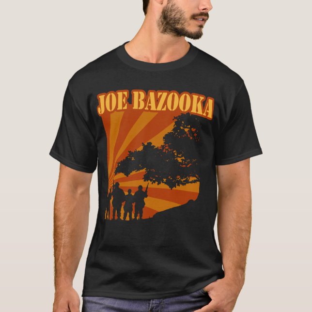 Camiseta Naranja de JB 1 en negro (Anverso)