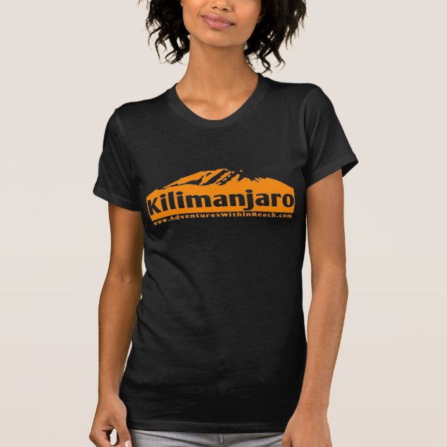 Camiseta Naranja de Kilimajaro (Anverso)