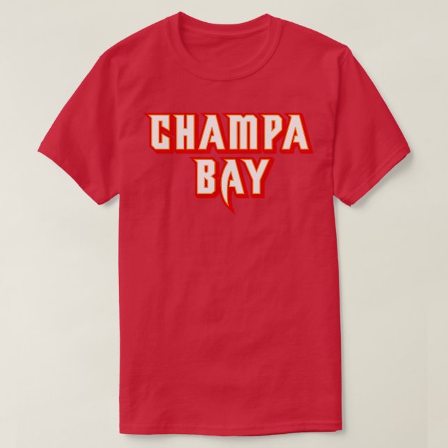 Camiseta Naranja de la bahía de Champa (Diseño del anverso)