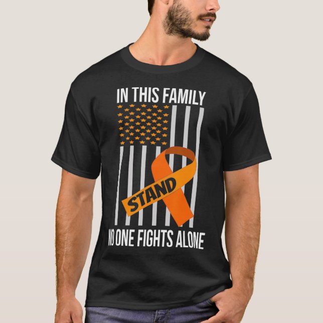 Camiseta NARANJA de la bandera de los Estados Unidos de Amé (Anverso)
