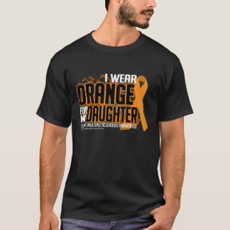 Camiseta Naranja de la esclerosis múltiple para la hija