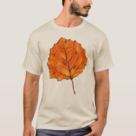 Camiseta Naranja de la hoja de otoño Lover