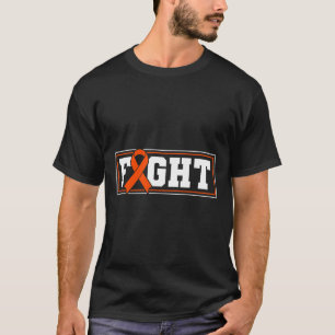 Camiseta Naranja de leucemia de lucha Cinta 1