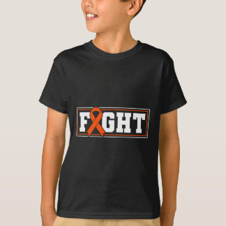 Camiseta Naranja de leucemia de lucha Cinta 1