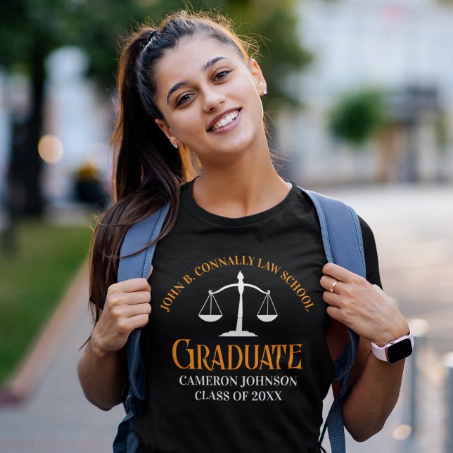 Camiseta Naranja de Licenciatura en Derecho Mujeres Negras (Subido por el creador)