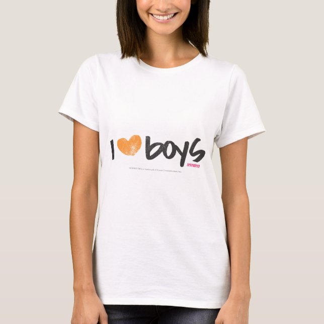 Camiseta Naranja de los chicos del corazón (Anverso)