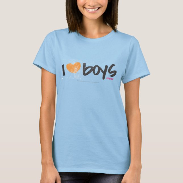 Camiseta Naranja de los chicos del corazón (Anverso)