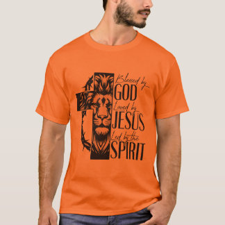 Camiseta naranja de mangas cortas