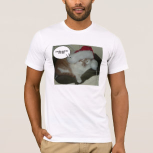 Camiseta Naranja de navidades Tabby Kitty Cat