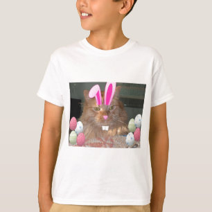 Camiseta Naranja de Pascua Tabby Kitty Cat