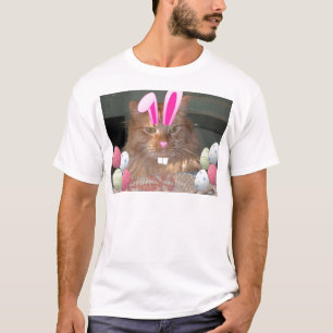Camiseta Naranja de Pascua Tabby Kitty Cat
