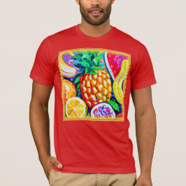 Camiseta Naranja de piña Fruta Banana. ¡Hazte con una en Za