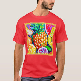 Camiseta Naranja de piña Fruta Banana. ¡Hazte con una en Za