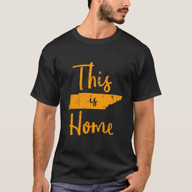 Camiseta Naranja De Regalo Gráfico De Tennessee (Anverso)