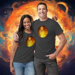 Camiseta Naranja de resiliencia luminescente