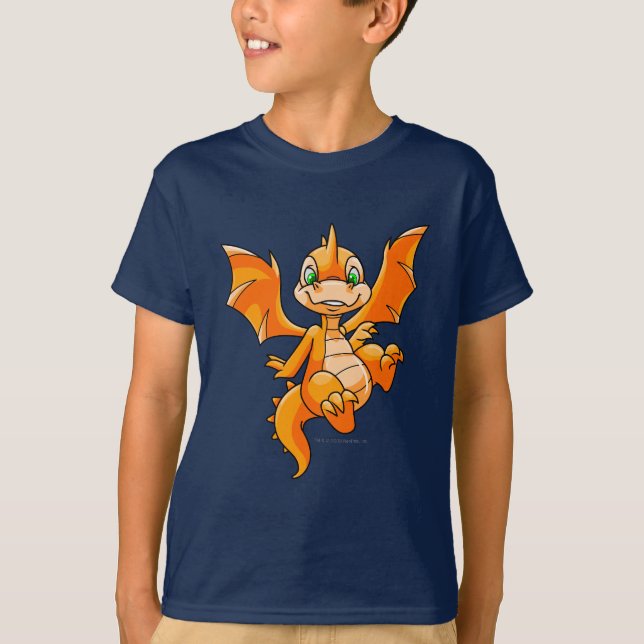 Camiseta Naranja de Scorchio (Anverso)