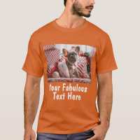 Naranja de texto y foto personalizada