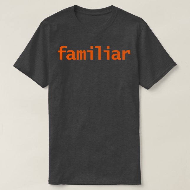 Camiseta Naranja de tipografía de Halloween familiar Textos (Diseño del anverso)