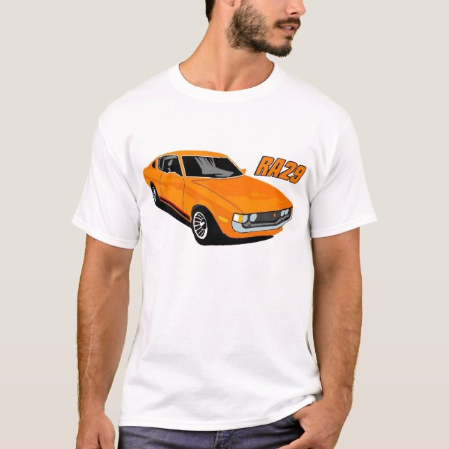 Camiseta Naranja de Toyota Celica RA29 (Anverso)