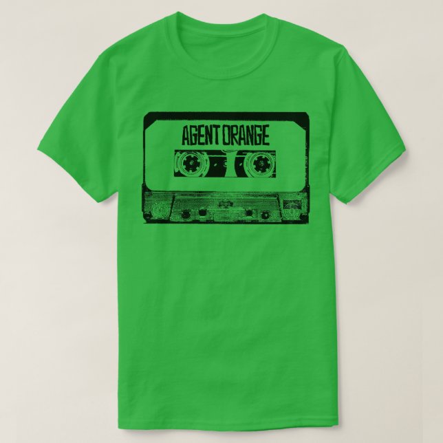 Camiseta Naranja del agente Cinta de Cassette (Diseño del anverso)