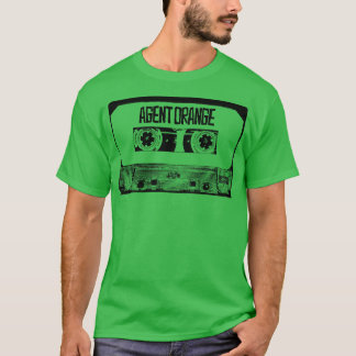 Camiseta Naranja del agente Cinta de Cassette