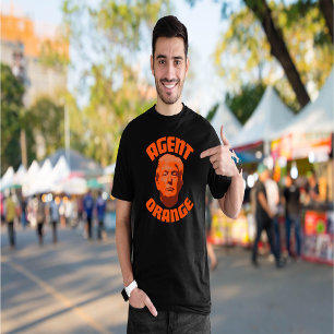 Camiseta Naranja del agente Trump contra Donald Trump