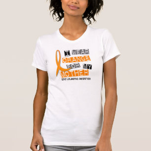 Camiseta Naranja del desgaste de la leucemia I para mi